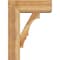 Ekena Millwork Balboa Block Rough Sawn Bracket w/ Offset Brace, Western Red Cedar, 8"W x 22"D x 30"H BKT0806X22X30BOA05RWR - alternate 3